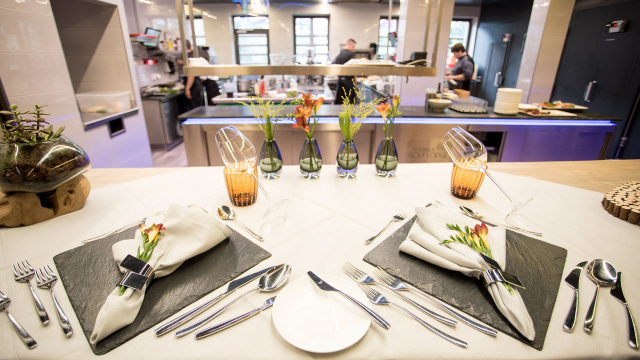 Chef table cucina con vista Andreus Resorts