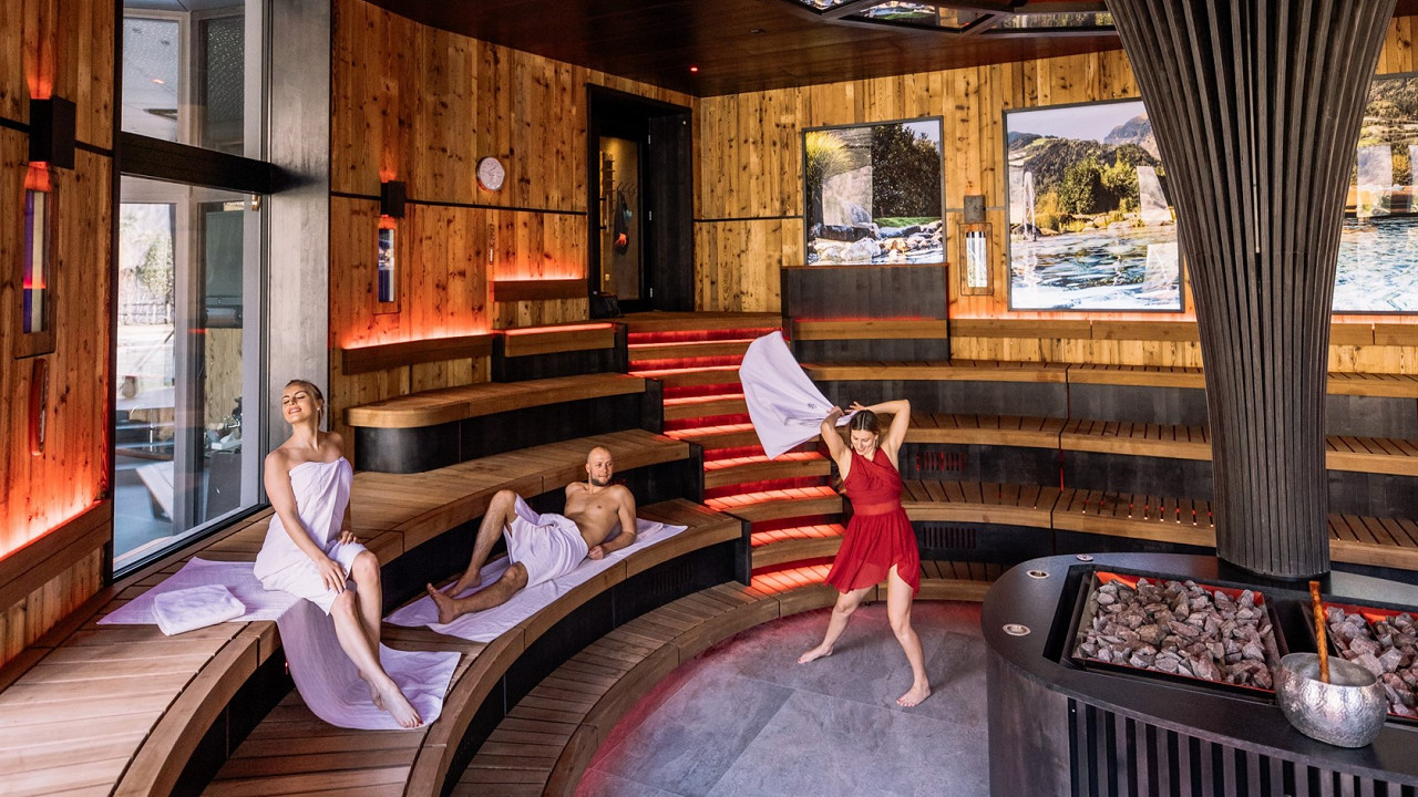 Aufguss sauna Andreus Resorts