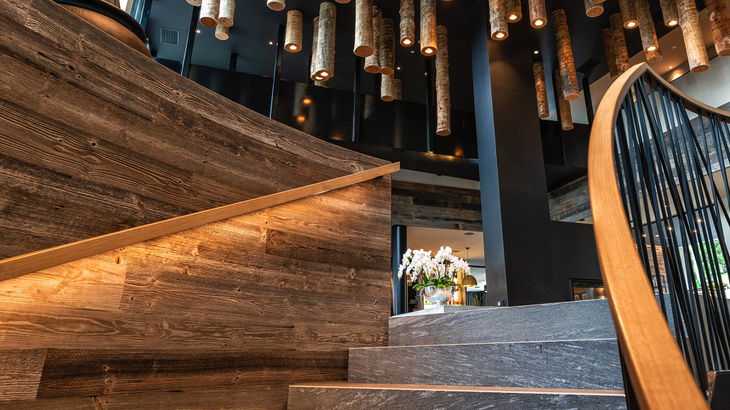 Interior detail My Arbor Hotel Bressanone design
