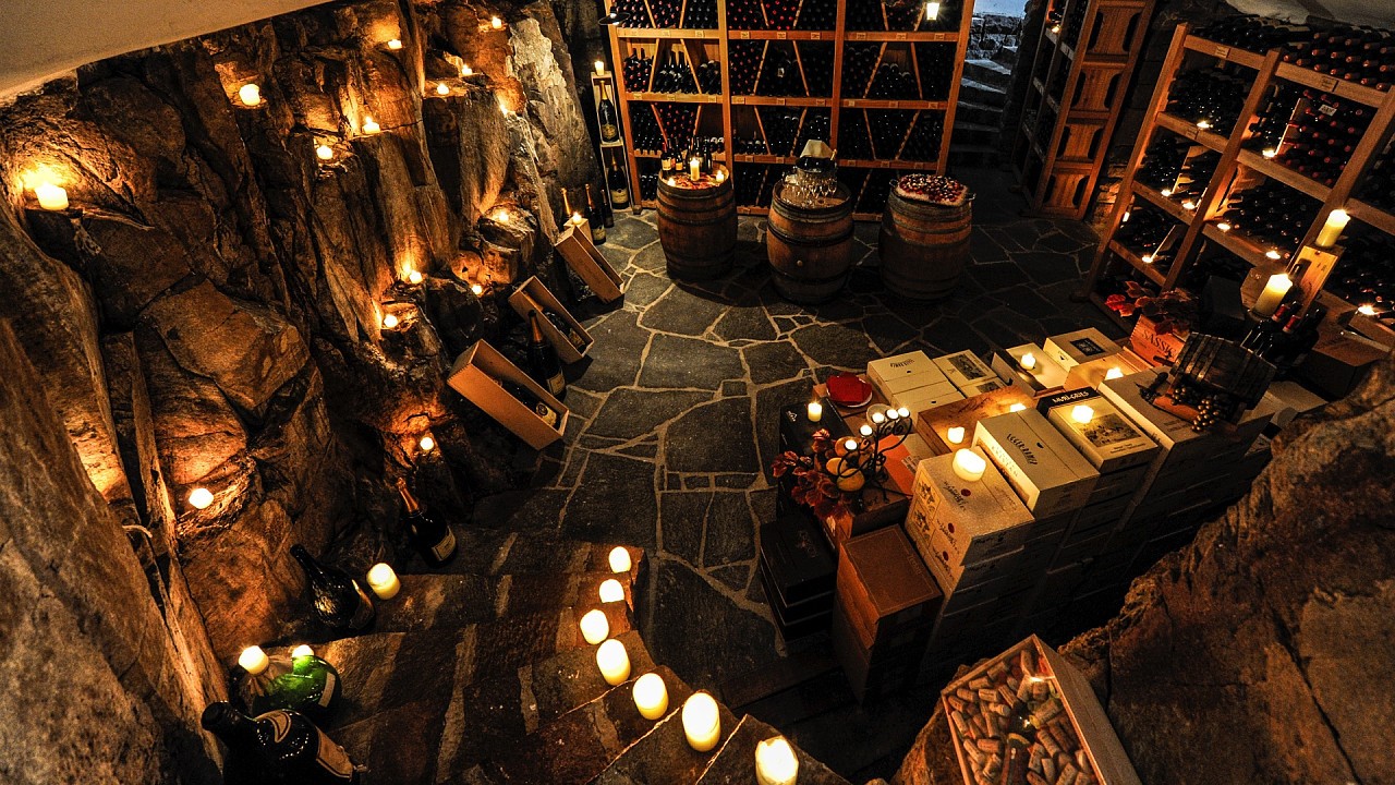 Weinkeller Hotel Turm Völs am Schlern Gourmet