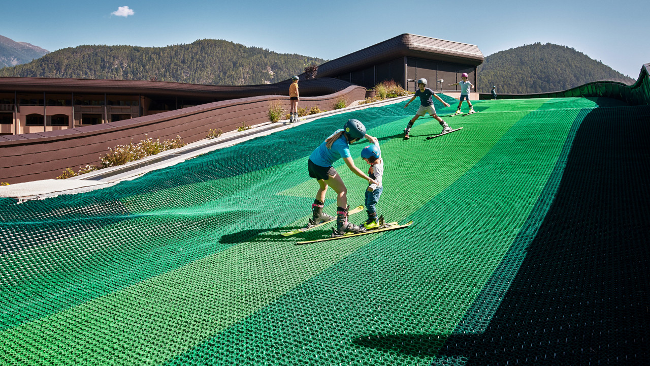 Pista da sci sul tetto Falkensteiner Family Resort Lido